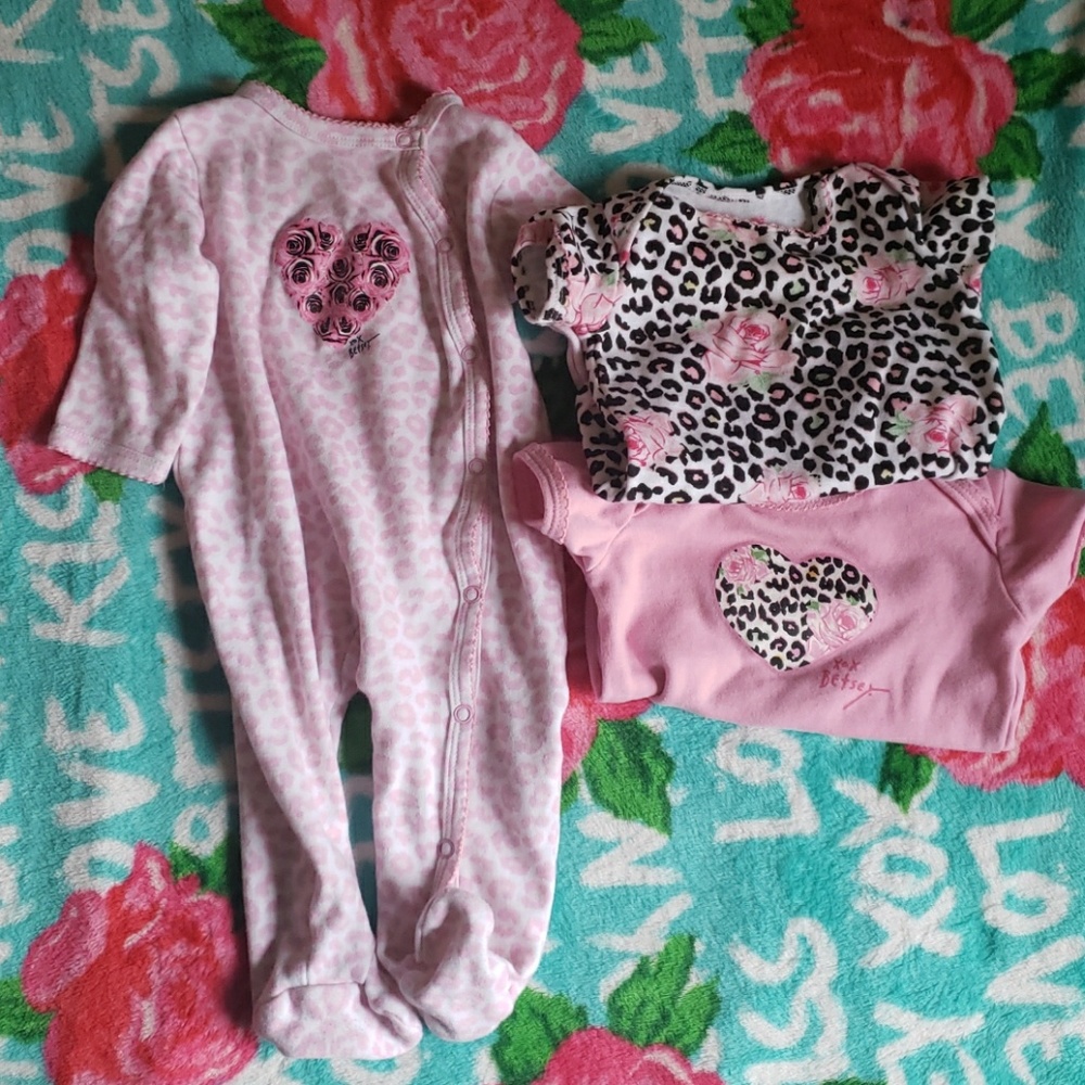 Betsey Johnson sleeper & onsies